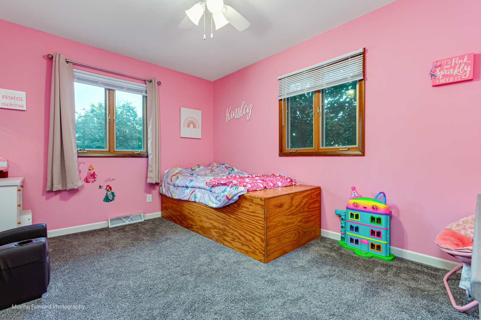 305 Prospect Avenue Dwight, IL 60420 - Photo 13 of 27 a bedroom with furniture and a small space