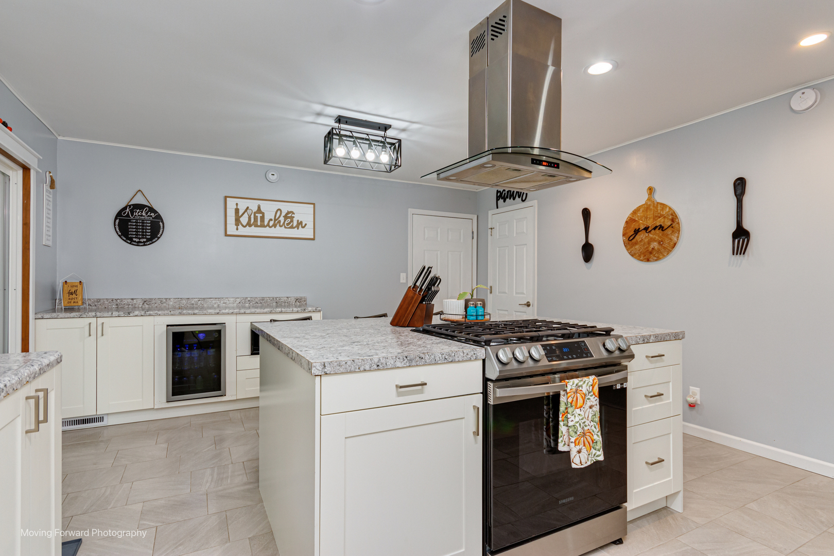 305 Prospect Avenue Dwight, IL 60420 - Photo 8 of 27 a kitchen with stainless steel appliances granite countertop a stove and a sink