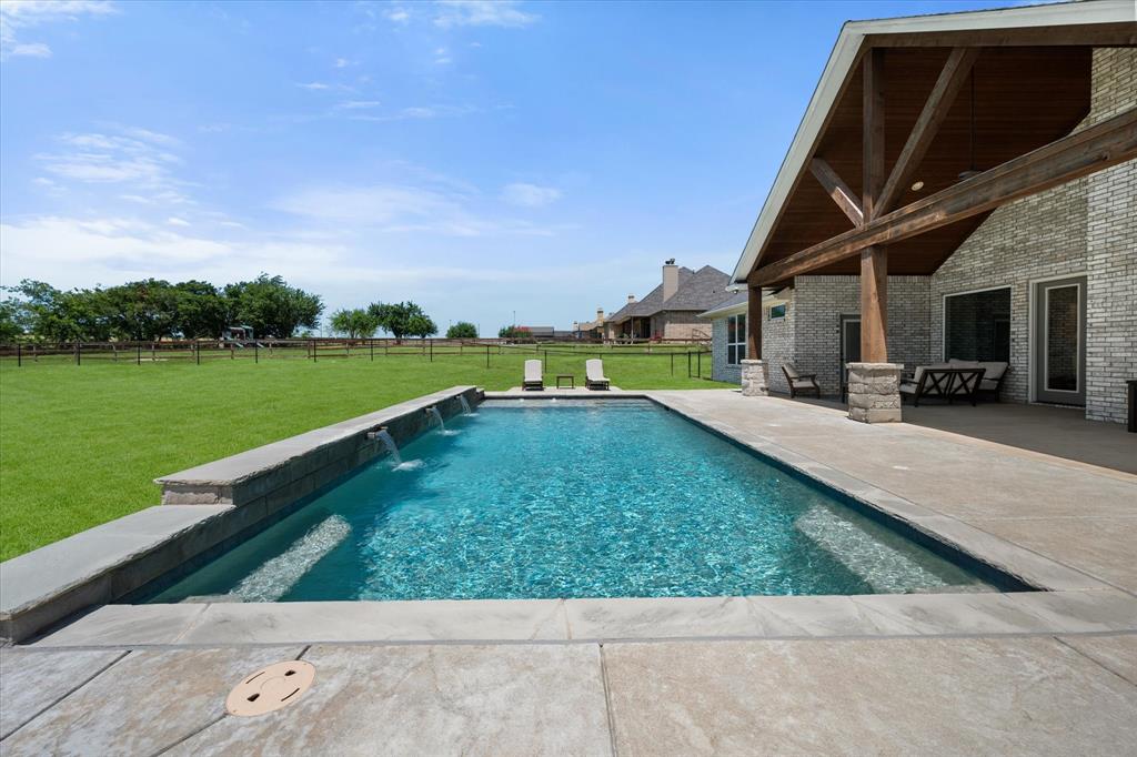 6425 Starlight Ranch Road Godley, TX 76044 - Photo 32 of 37 Gorgeous saltwater pool!