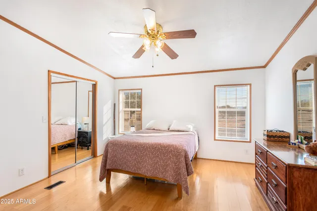 a view of a livingroom with storage & utility