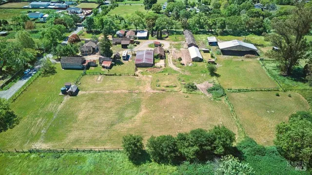 a view of a swimming pool with an ocean view