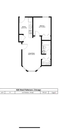 $1,695 | 630 West Patterson Avenue, Unit G, Chicago, IL 60613