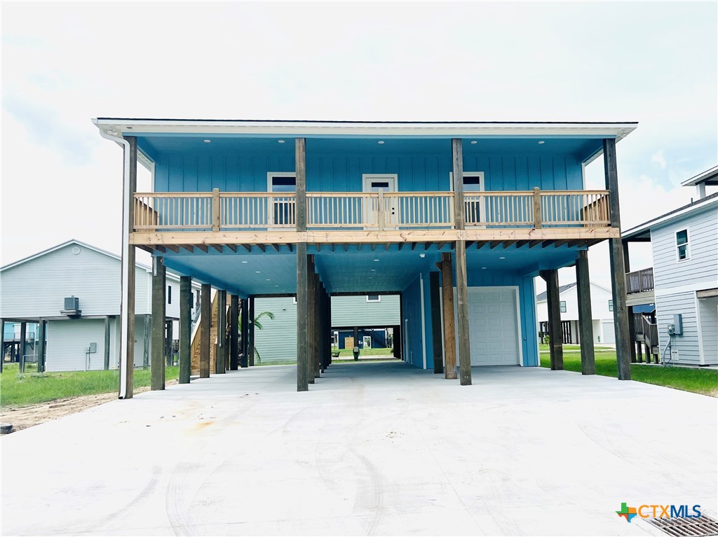 116 Whooping Crane Street Port O'Connor, TX 77982 - Photo 36 of 38 a house view with a outdoor space