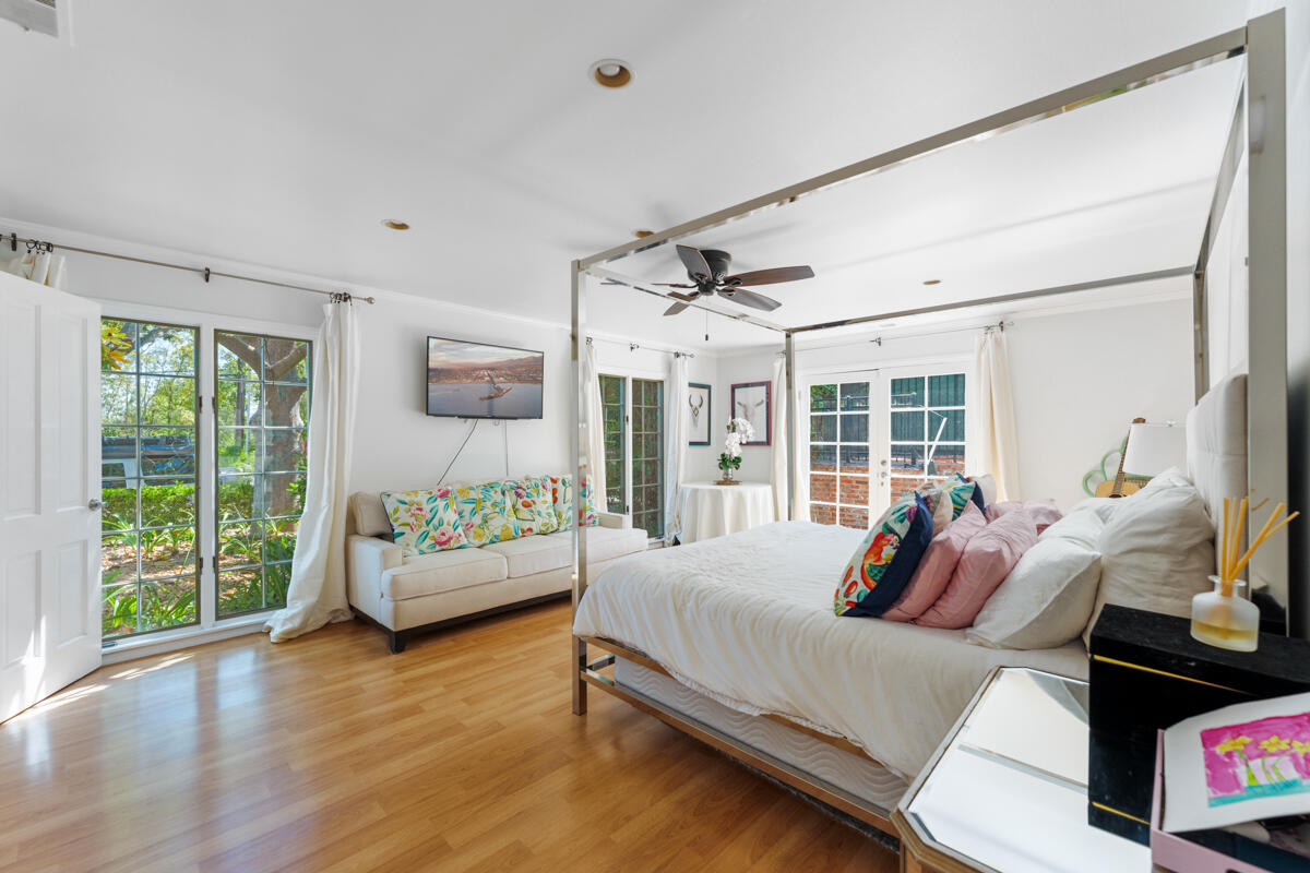 1020 Alston Road Montecito, CA 93108 - Photo 20 of 35 a bed room with a bed and a couch