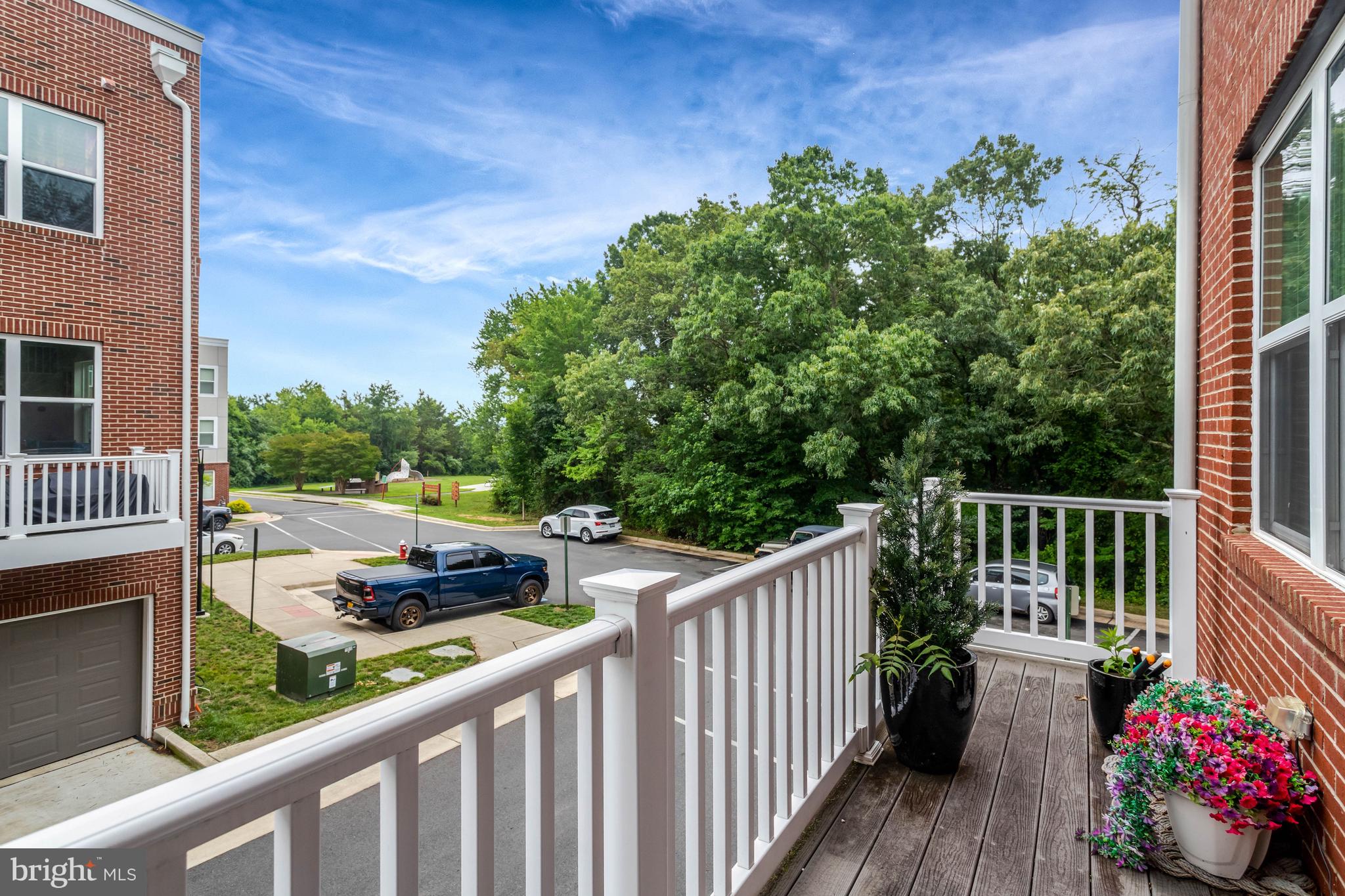 9180 Snowden Ashford Road Lorton, VA 22079 - Photo 13 of 28 a view of a balcony with wooden floor
