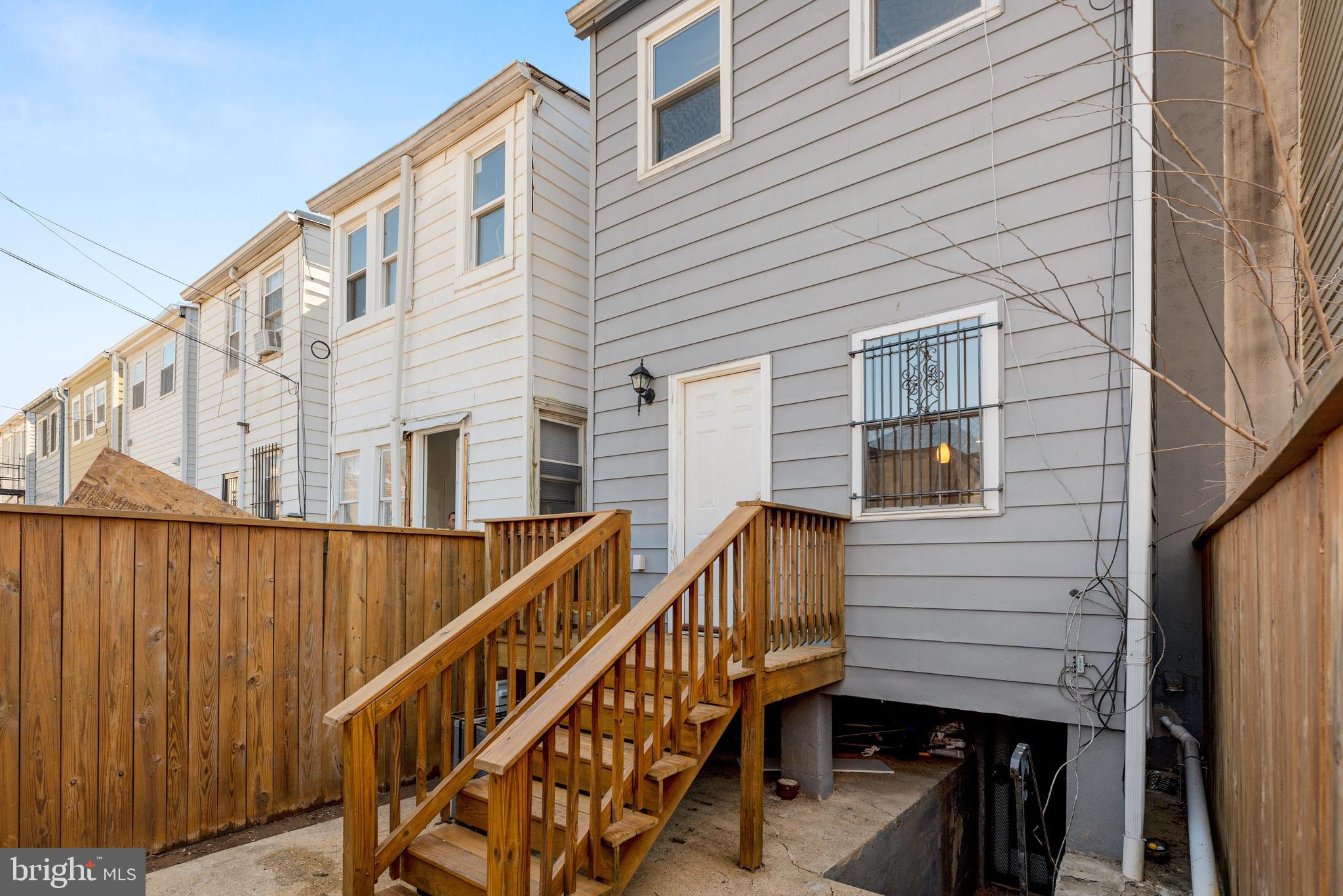 1908 Rosedale Street Northeast Washington, DC 20002 - Photo 28 of 28 Rear with steps down to basement