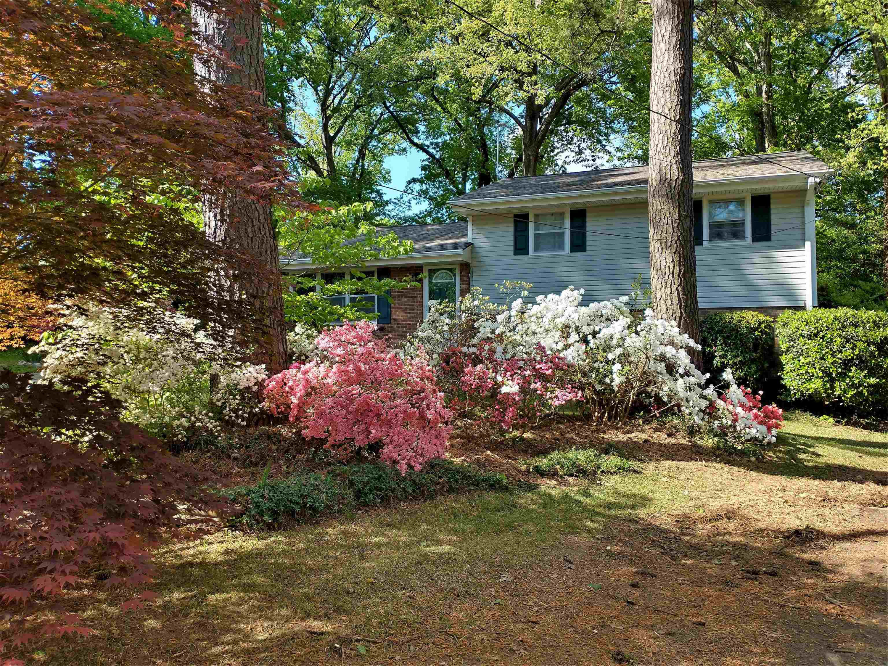 3205 Fairforest Place Raleigh, NC 27604 - Photo 9 of 30 Side Front View in Spring