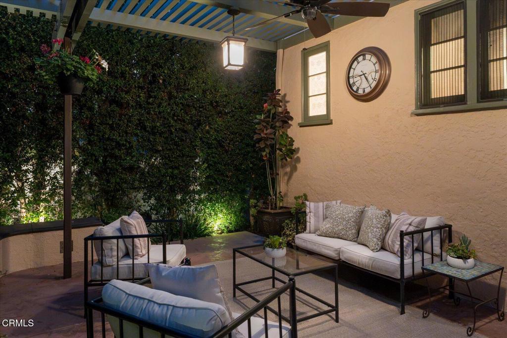 752 Glenview Road Glendale, CA 91202 - Photo 54 of 64 63-Patio at Twilight