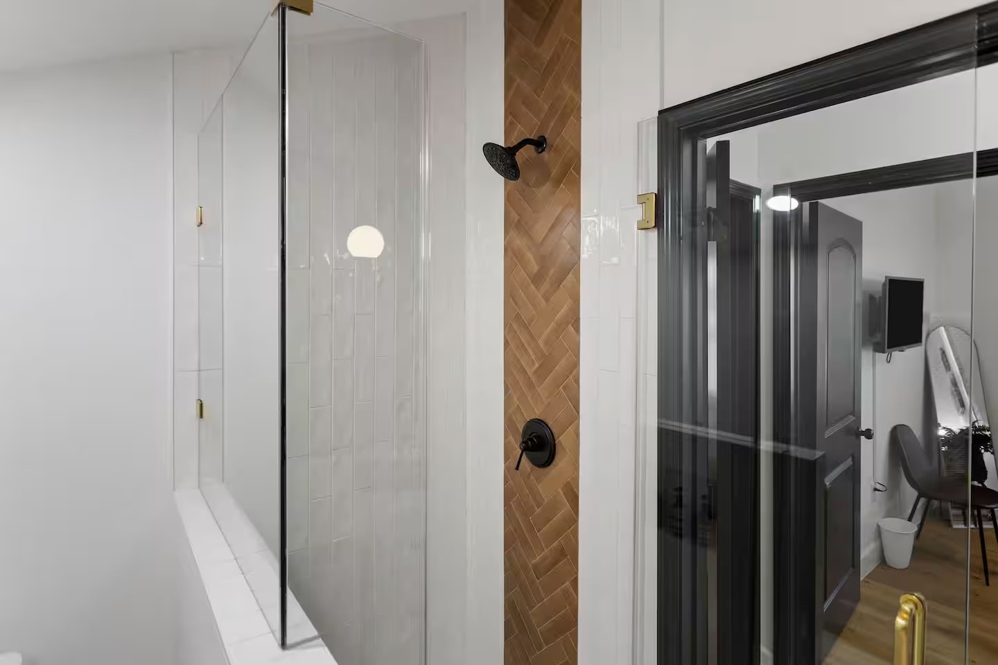 502 Dark Street Brenham, TX 77833 - Photo 15 of 23 a bathroom with a mirror