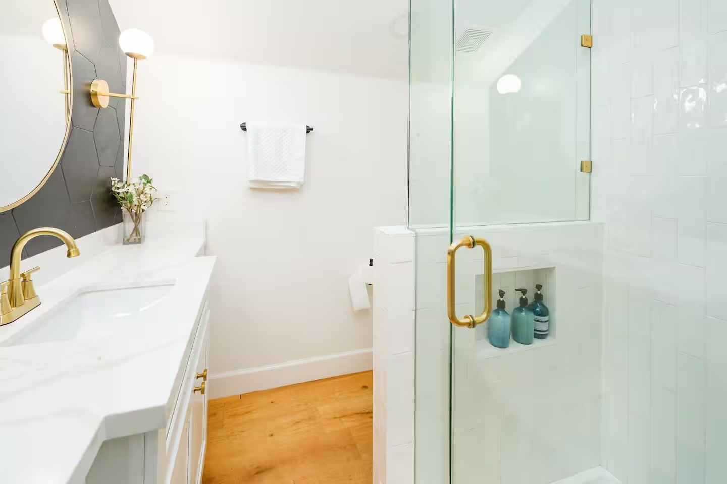 502 Dark Street Brenham, TX 77833 - Photo 17 of 23 walk in closet with view of bathroom