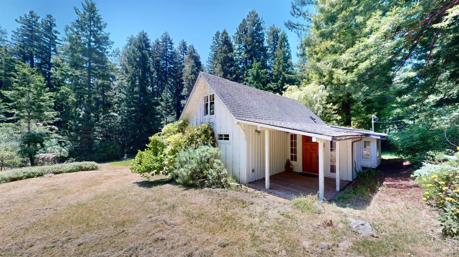 46272 Fish Rock Road Gualala, CA 95445 - Photo 1 of 1 a view of a house with lots of trees