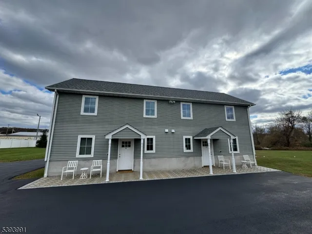 a view of a house with a patio