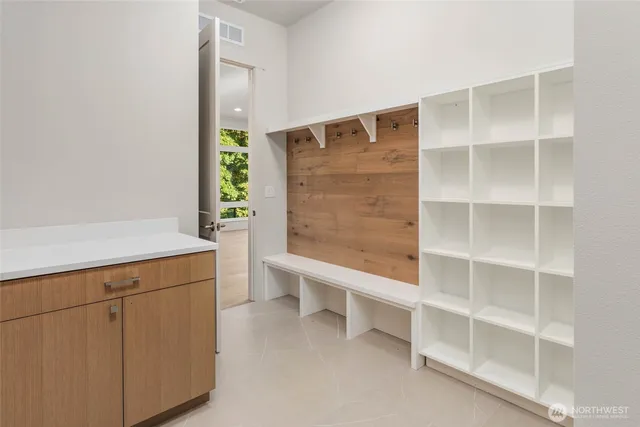 a picture of a bathroom with a window