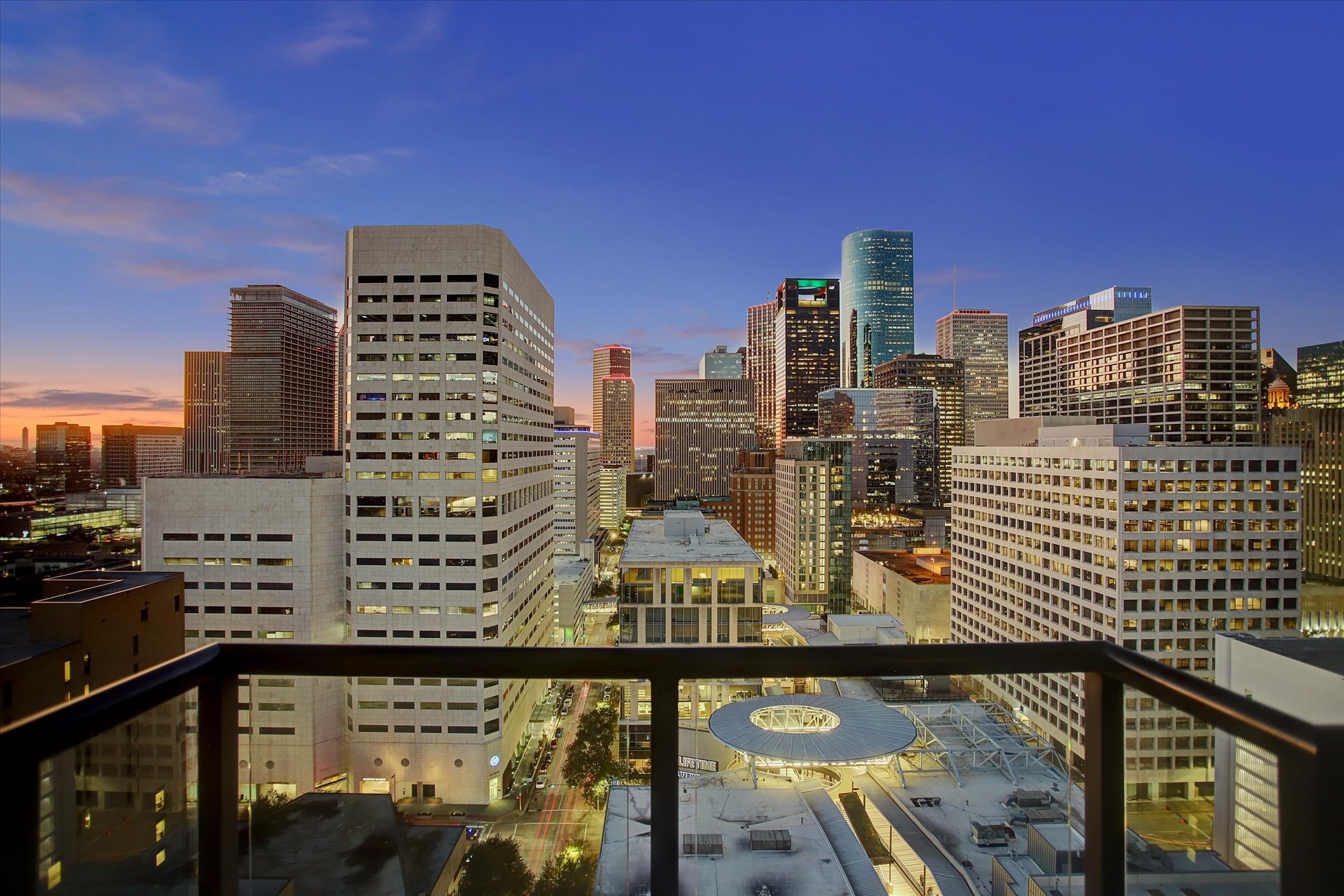 Stunning view from the balcony.