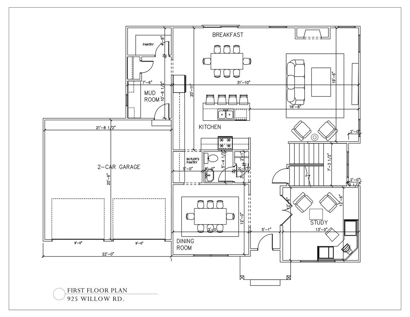 925 Willow Road Winnetka, IL 60093 - Photo 8 of 10 a black and white photo of a picture