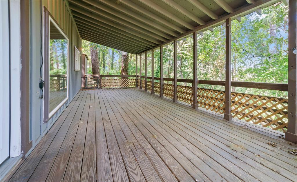 216 Pinewood Lane Hideaway, TX 75771 - Photo 32 of 40 a view of deck with wooden floor