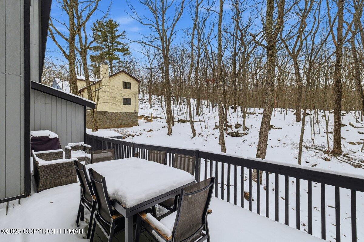 2260 Apley Court Bushkill, PA 18324 - Photo 28 of 44 a view of a dinning tables and chairs in the balcony