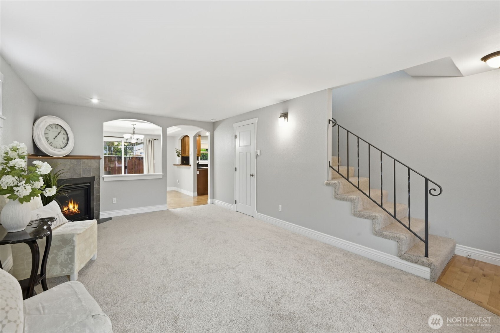 1721 Madison Street, Unit F Everett, WA 98203 - Photo 7 of 36 a view of an entryway with wooden floor