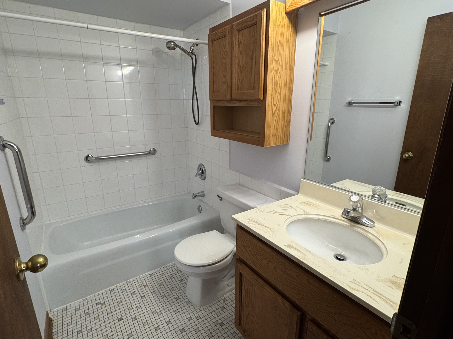 4512 Grove Avenue, Unit 1N Brookfield, IL 60513 - Photo 8 of 10 a bathroom with a sink toilet and shower