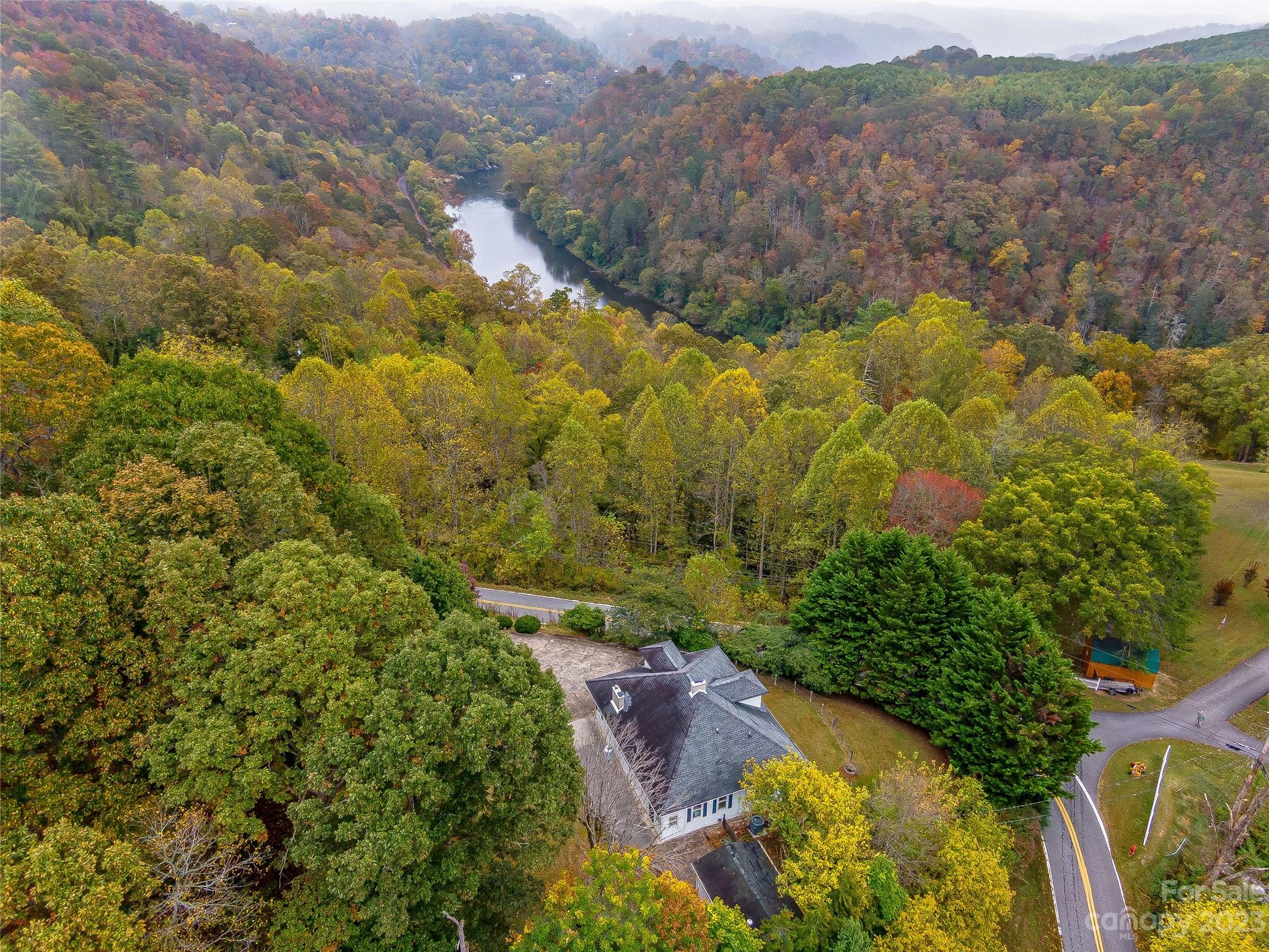 1200 Redmon Road Marshall, NC 28753 - Photo 3 of 37 a view of lake and mountain