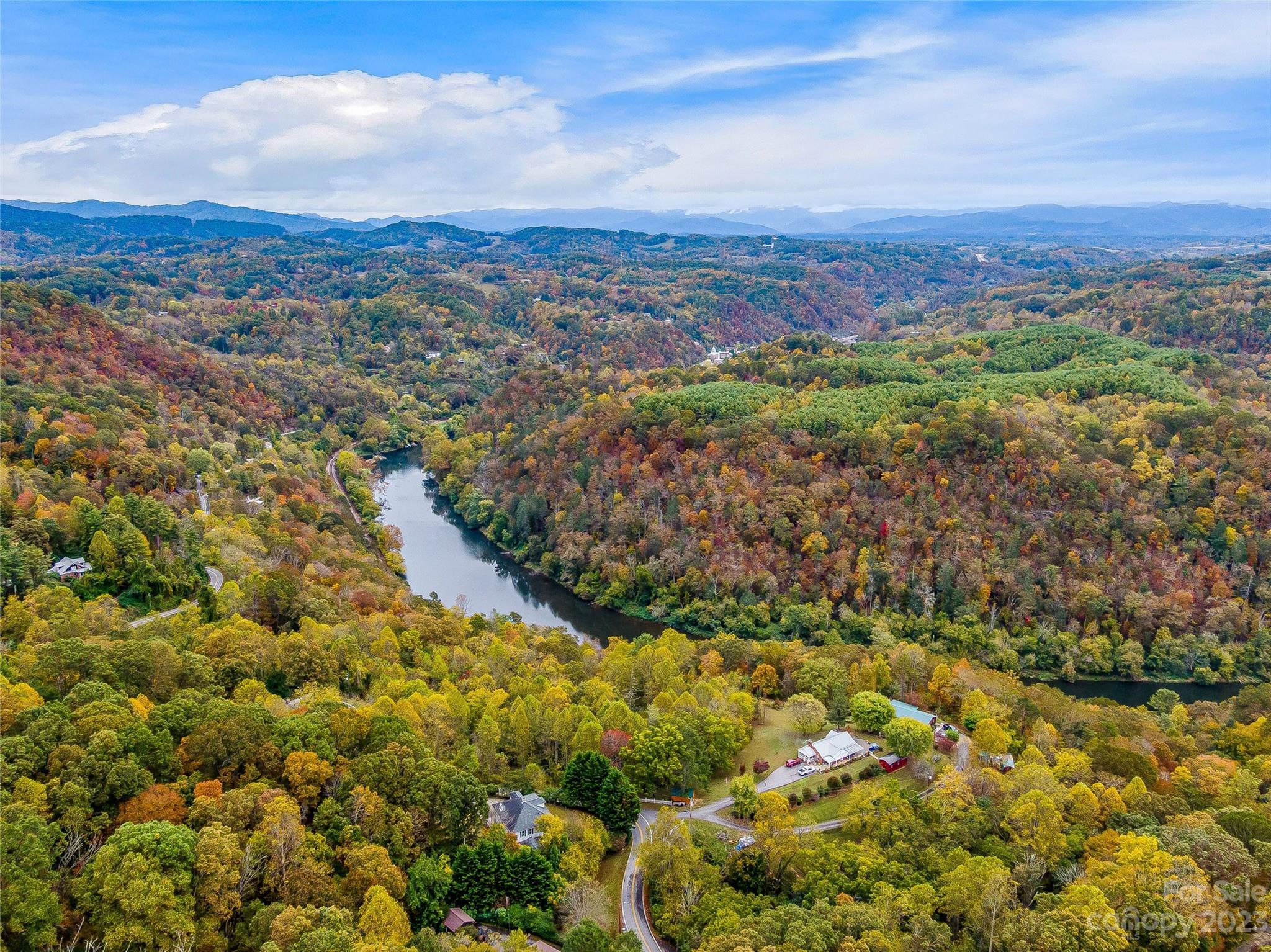 1200 Redmon Road Marshall, NC 28753 - Photo 35 of 37 a view of a city with green field