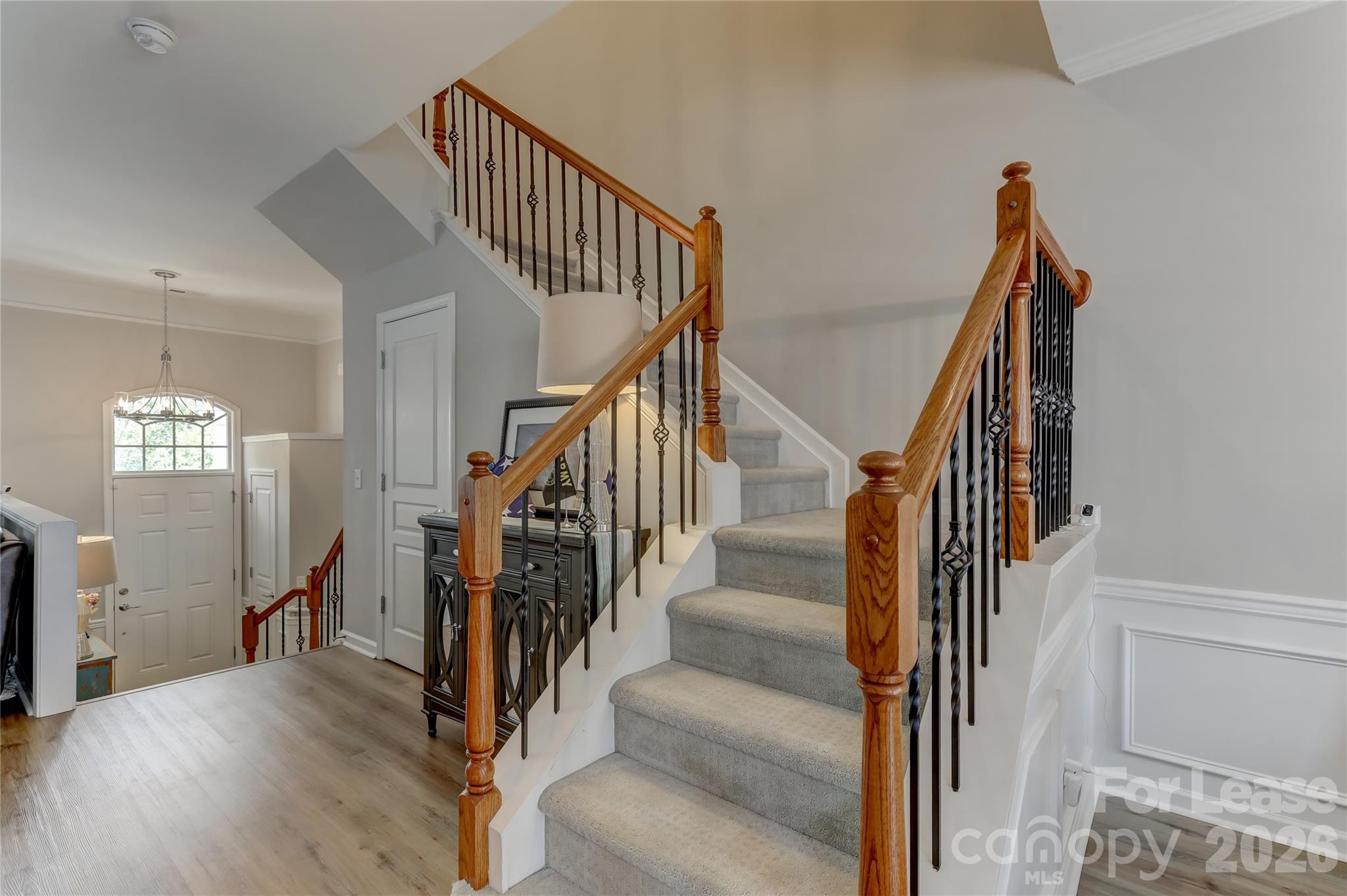 905 Lyndley Drive Fort Mill, SC 29708 - Photo 25 of 42 a view of entryway and hall with wooden floor