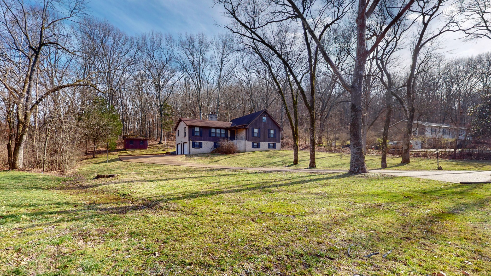 2124 Hillsboro Road Franklin, TN 37069 - Photo 35 of 44 a swimming pool with outdoor seating and yard