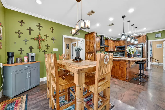 a living room with furniture fireplace and flat screen tv