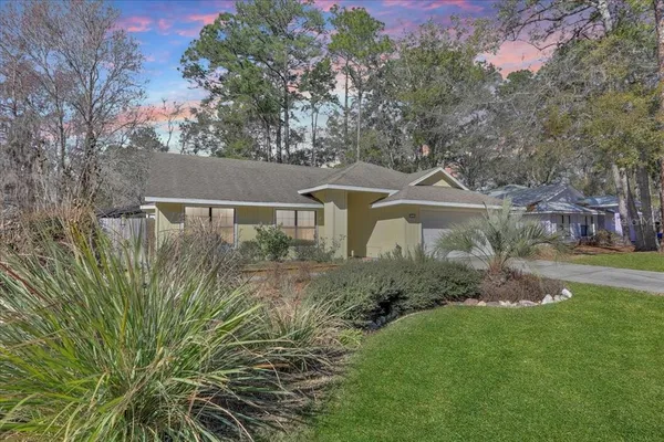 a view of a back yard