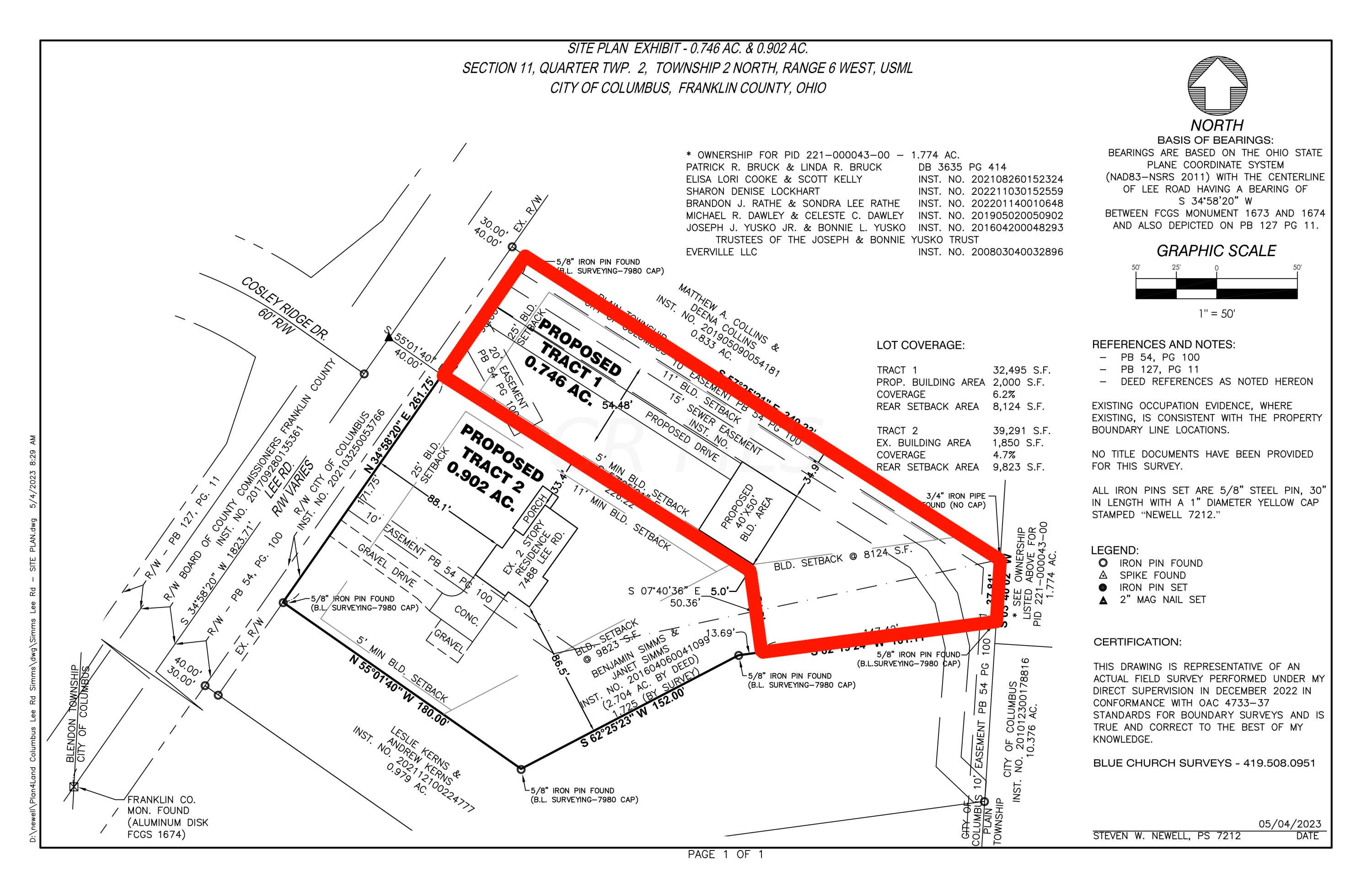 0 Lee Road Westerville, OH 43081 - Photo 10 of 14 Site Plan