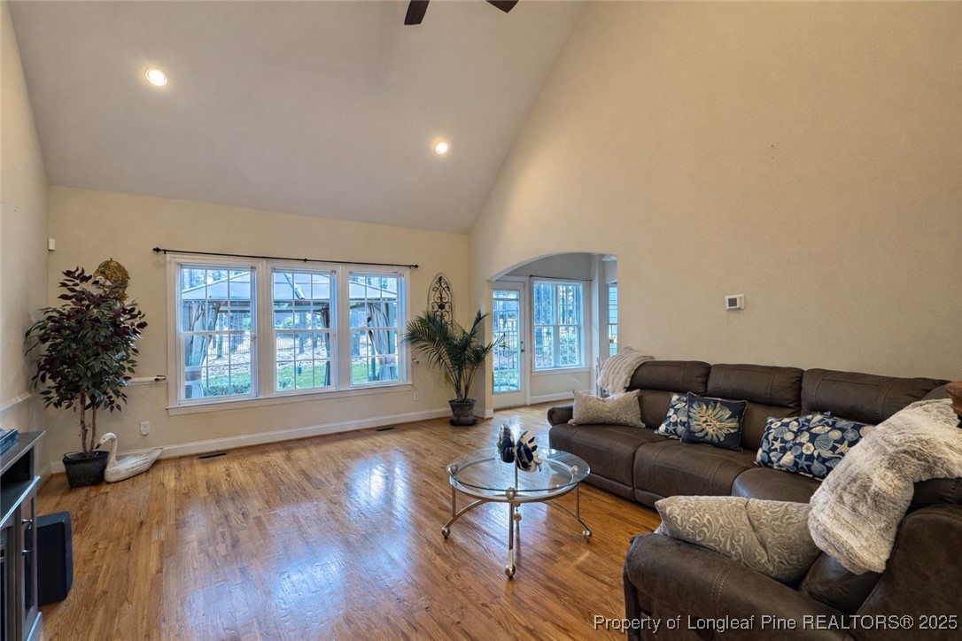 256 Barons Run West Spring Lake, NC 28390 - Photo 16 of 44 a living room with furniture and a large window