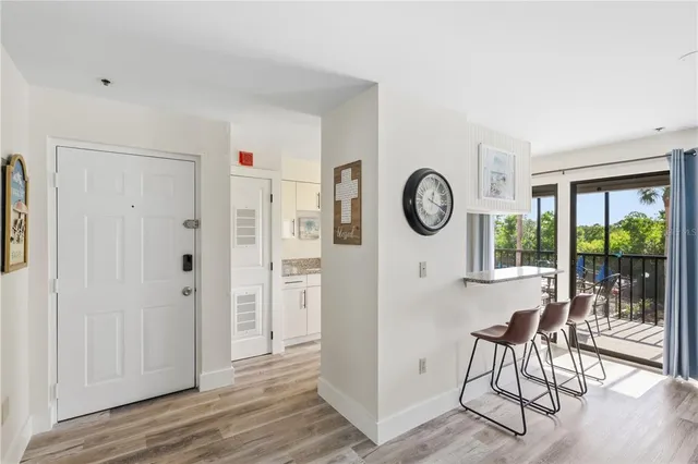 a view of a hallway with interior of the house