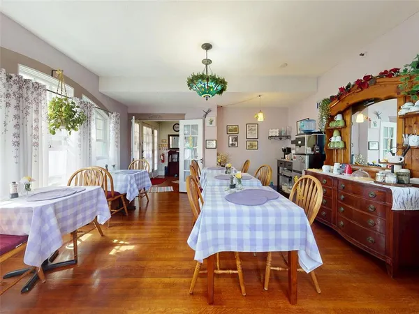 a kitchen with sink and a window