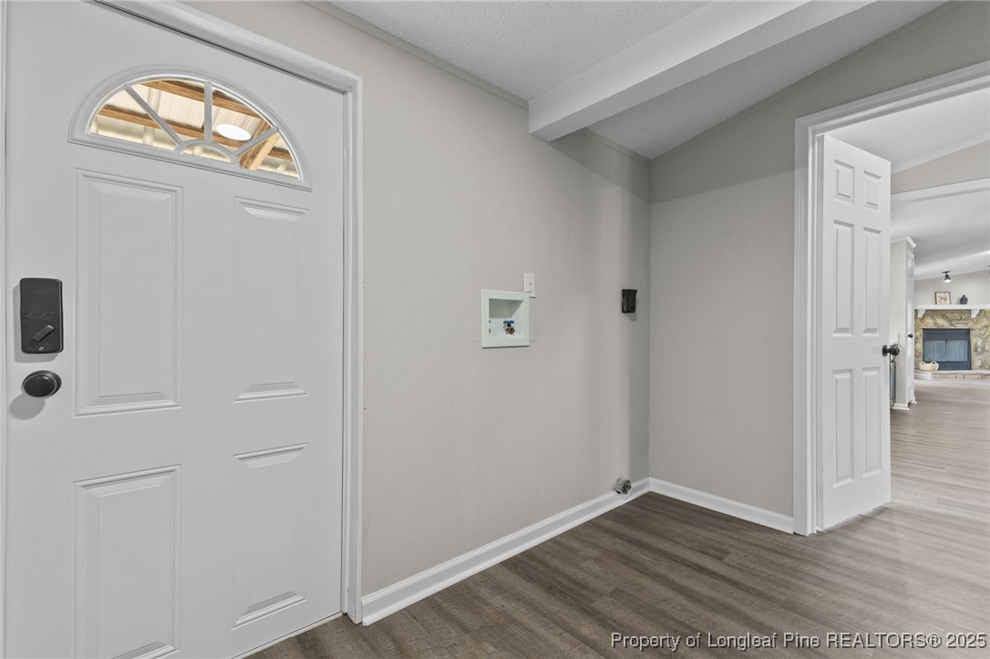 5888 Butler Nursery Road Fayetteville, NC 28306 - Photo 20 of 42 a view of empty room with wooden floor