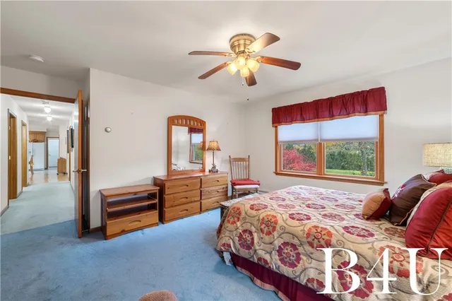 a swimming pool with trees in the background