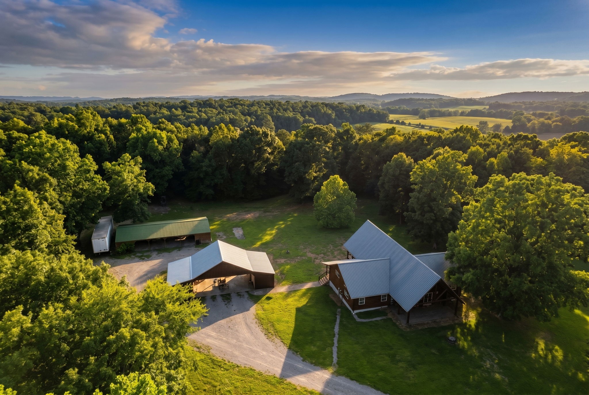 2909 B Beech Log Road Watertown, TN 37184 - Photo 46 of 67 an aerial view of a house with a garden