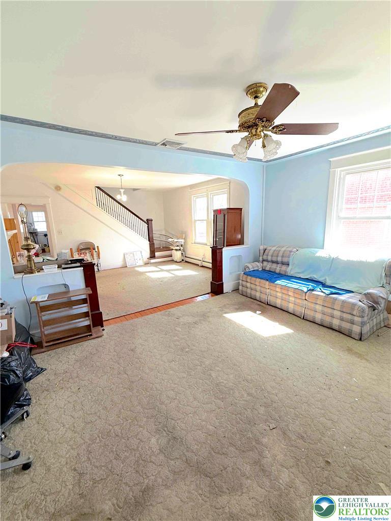 935 Easton Road Hellertown, PA 18055 - Photo 4 of 29 a bedroom with furniture and a ceiling fan