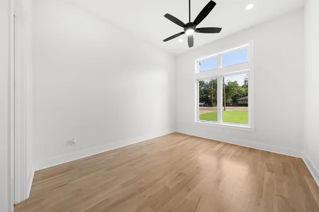 wooden floor in an empty room