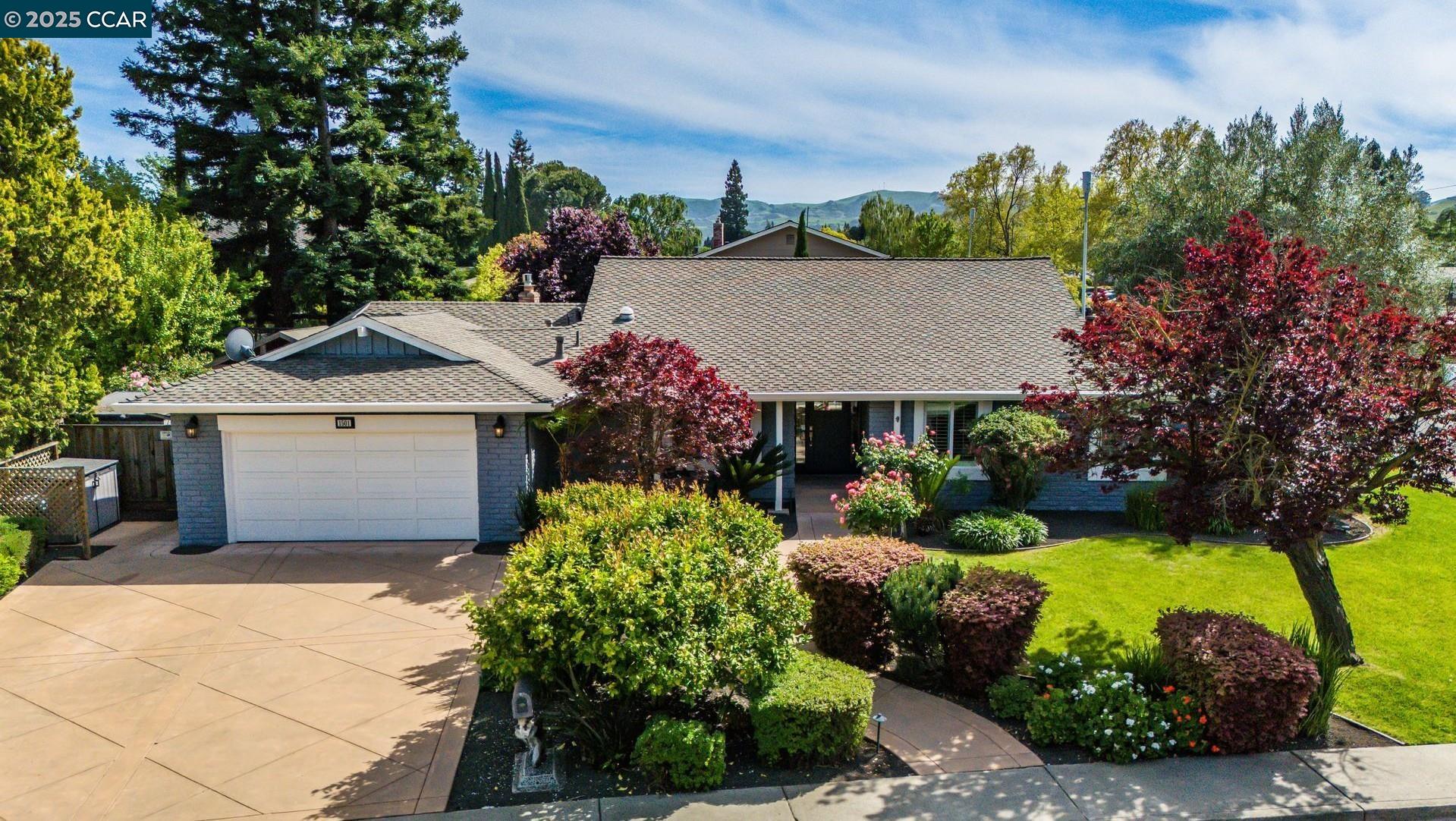 1501 Harlan Drive Danville, CA 94526 - Photo 1 of 1 a front view of a house with a yard and garage
