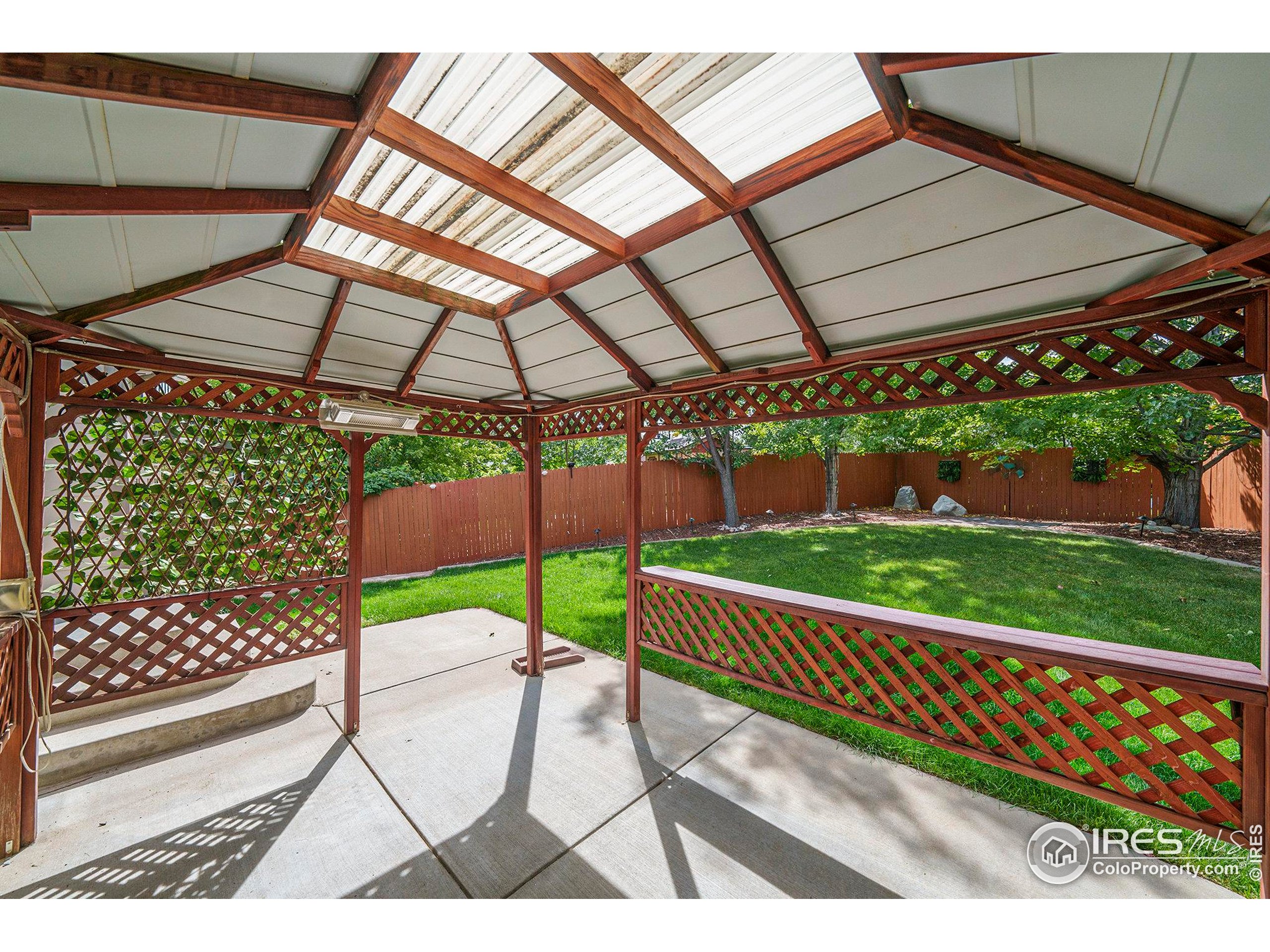 5740 High Street Frederick, CO 80504 - Photo 23 of 34 a view of a porch with a backyard
