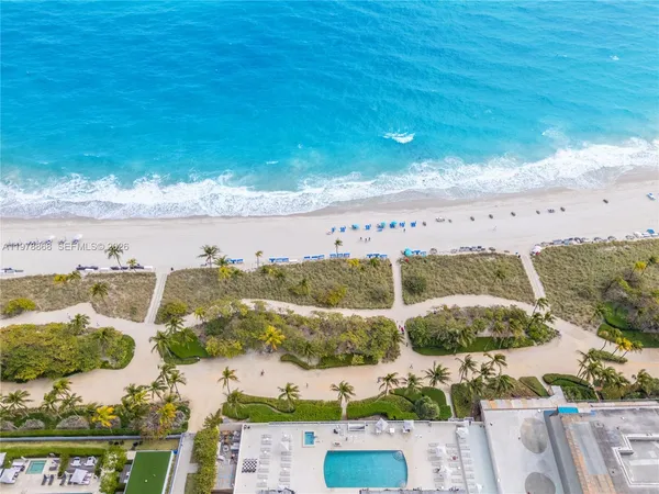 a view of an ocean and beach