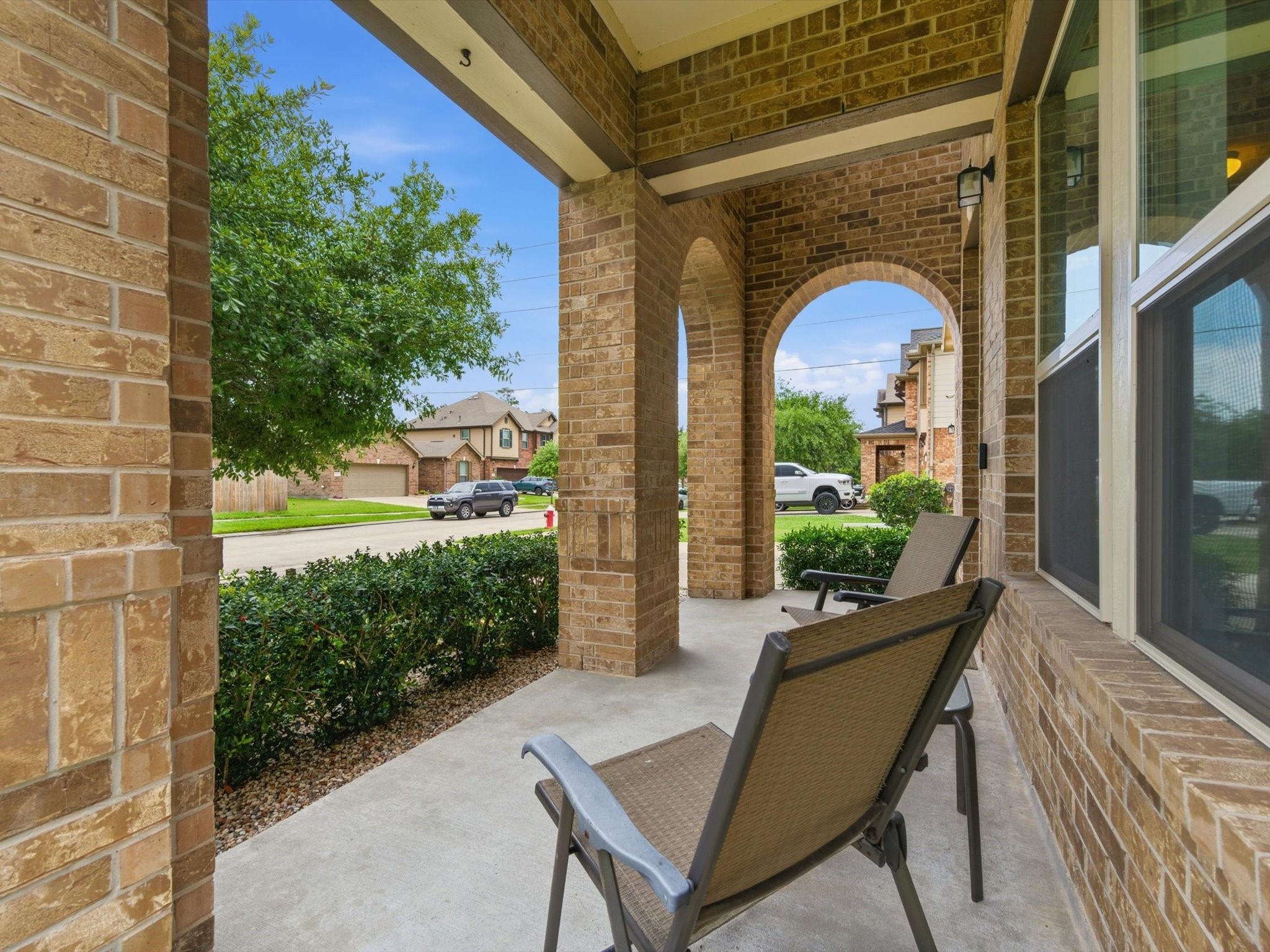 20703 Fawn Timber Trail Humble, TX 77346 - Photo 40 of 42 a view of a chair and table in the balcony