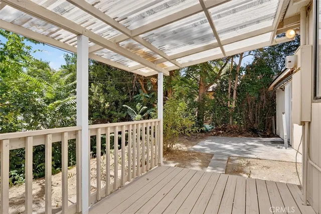 a view of a house with a patio