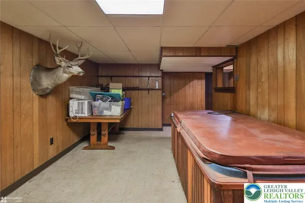 a room with storage and utility