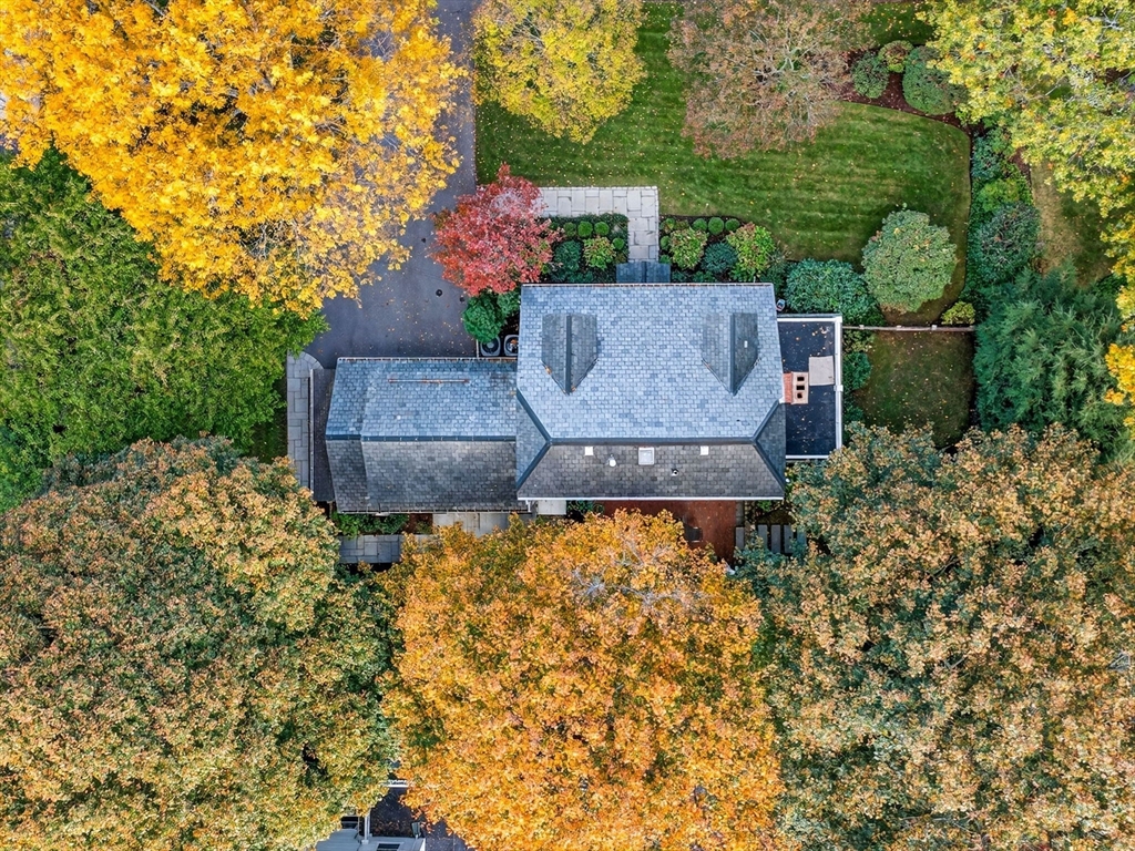 5 Tennyson Road Wellesley, MA 02481 - Photo 27 of 28 an aerial view of a house with a yard