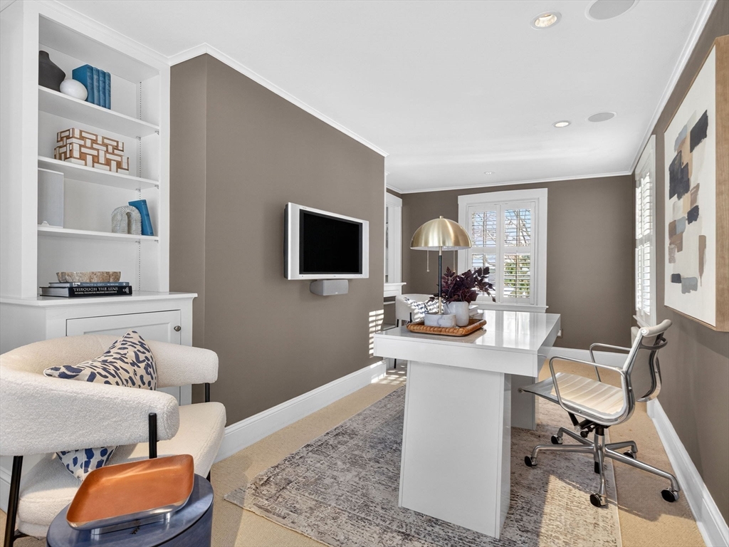 5 Tennyson Road Wellesley, MA 02481 - Photo 6 of 28 a living room with furniture and a wooden floor