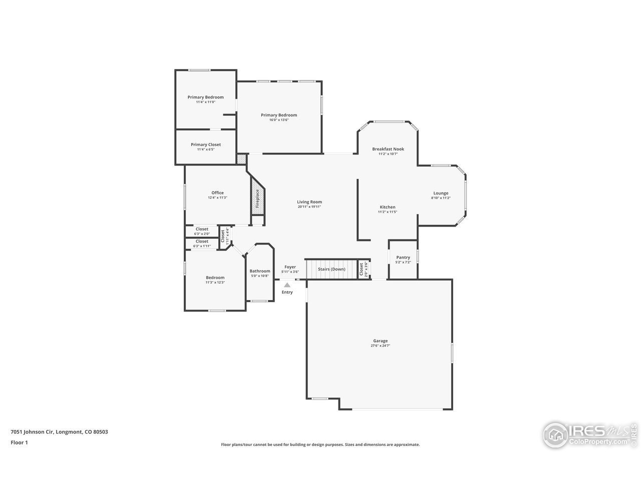 7051 Johnson Circle Niwot, CO 80503 - Photo 33 of 34 a picture of floor plan