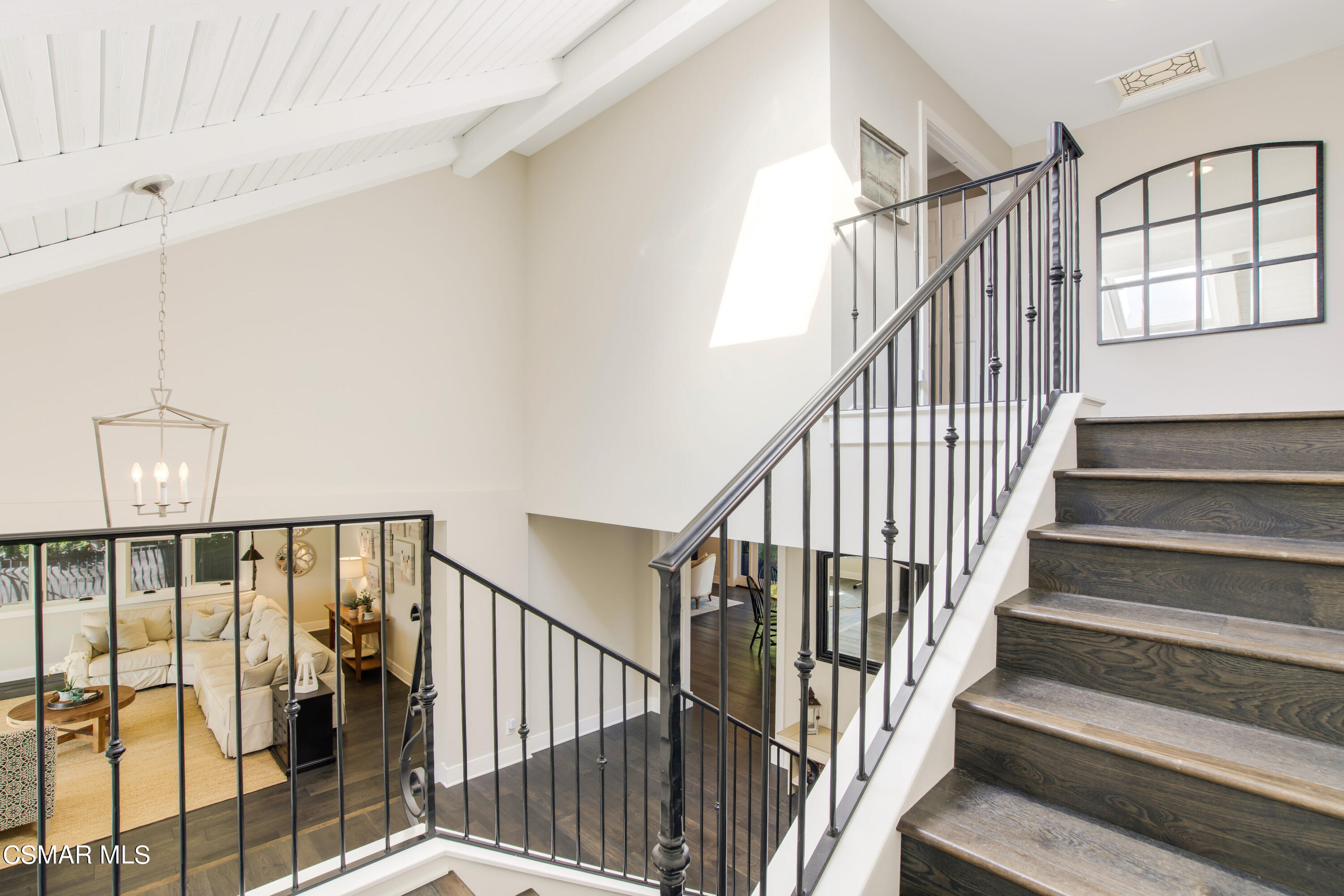 1752 Upper Ranch Road Westlake Village, CA 91362 - Photo 18 of 37 a view of staircase with wooden floor and stairs
