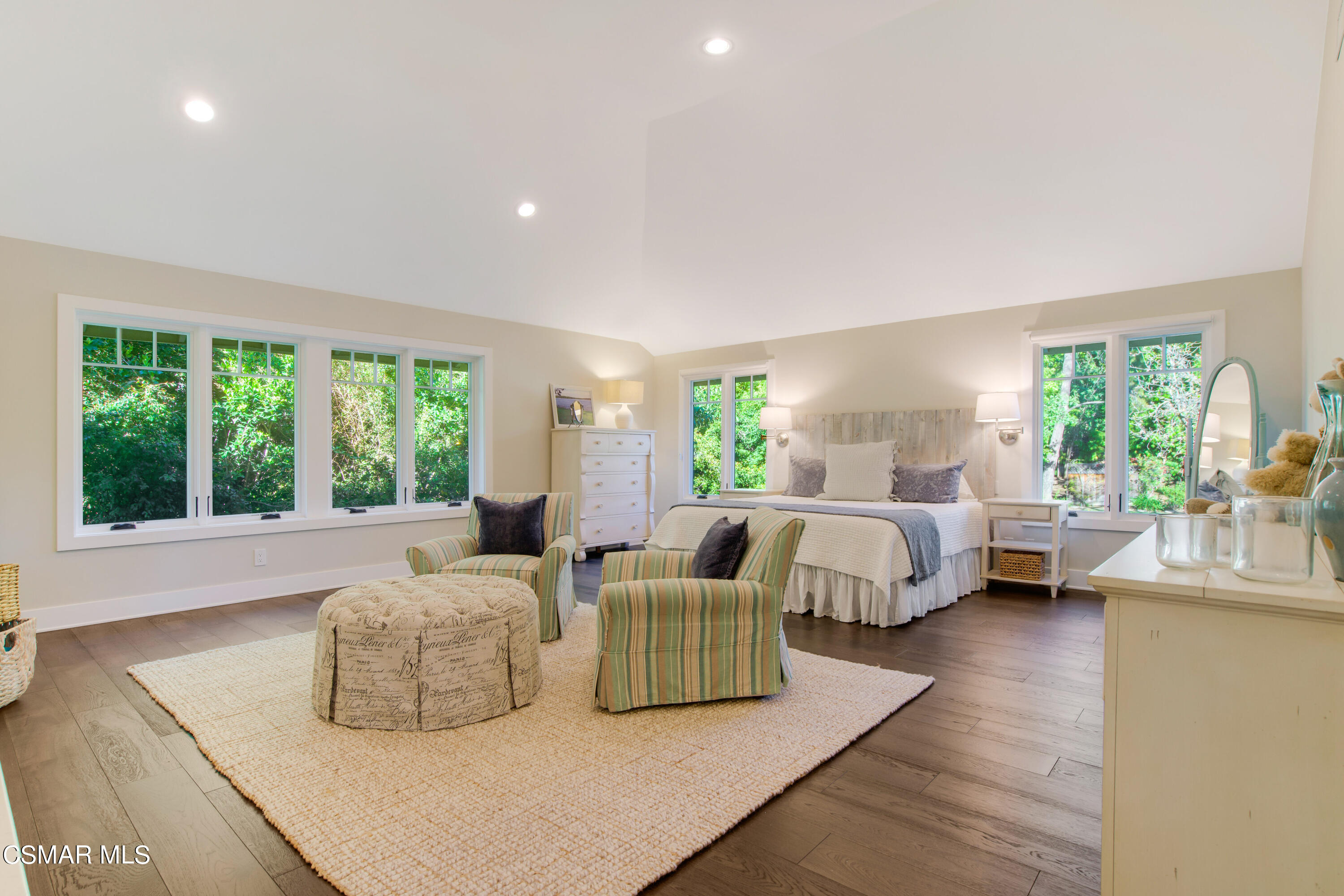 1752 Upper Ranch Road Westlake Village, CA 91362 - Photo 19 of 37 a bedroom with furniture and a large window