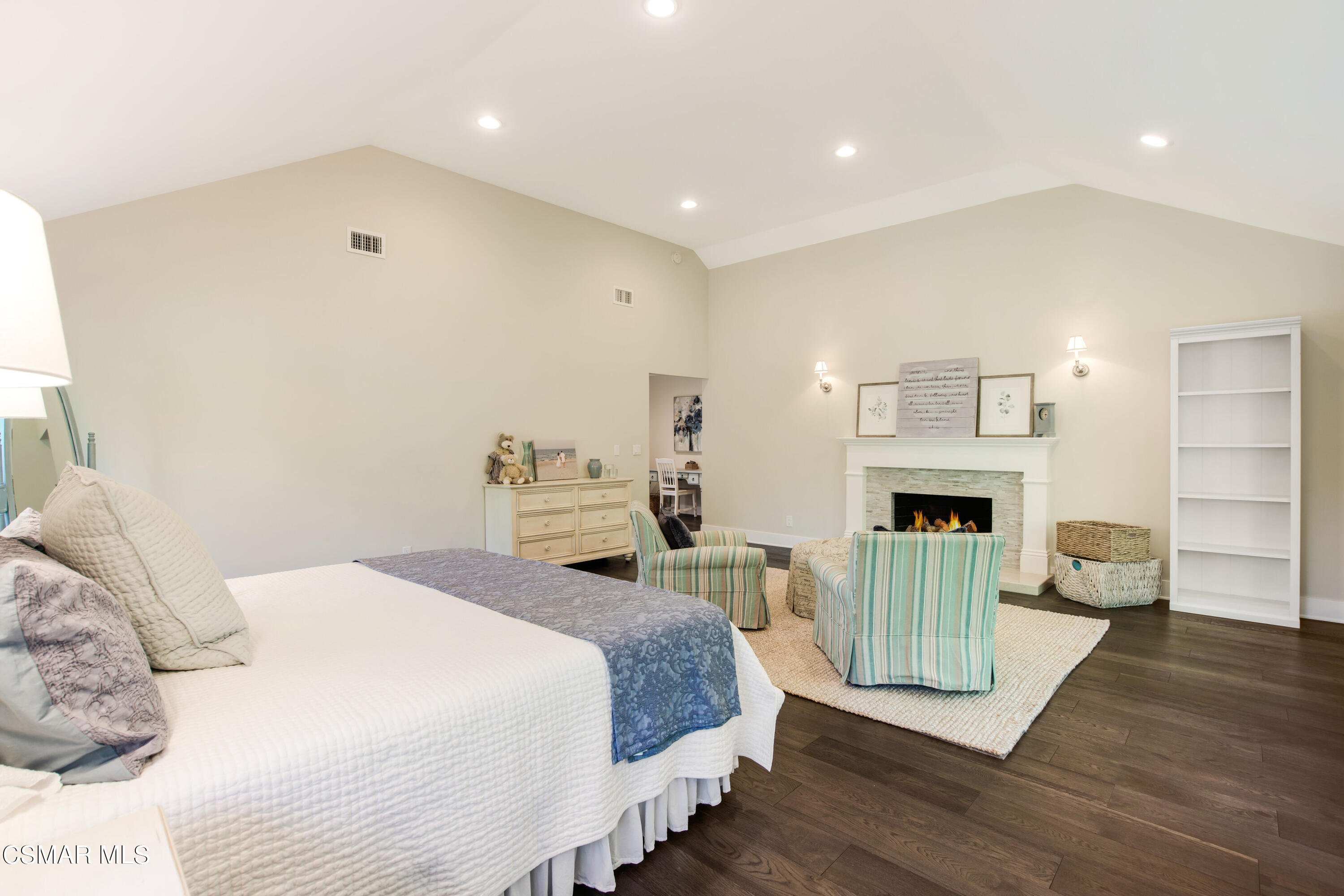 1752 Upper Ranch Road Westlake Village, CA 91362 - Photo 20 of 37 a spacious bedroom with a bed and a view of bedroom